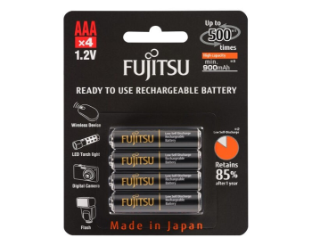 Fujitsu Black (like eneloop) 1000mAh AAA 4.8v Flat RX Receiver Battery 2920